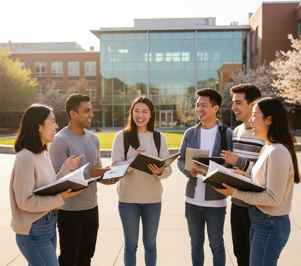 A picture of diverse International students